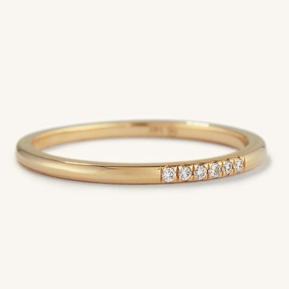 Diamonds Line Ring